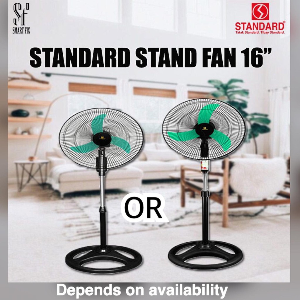 Standard Electric Fan Stand Fan 16" SSM 16B/ STS 16 Shopee Philippines