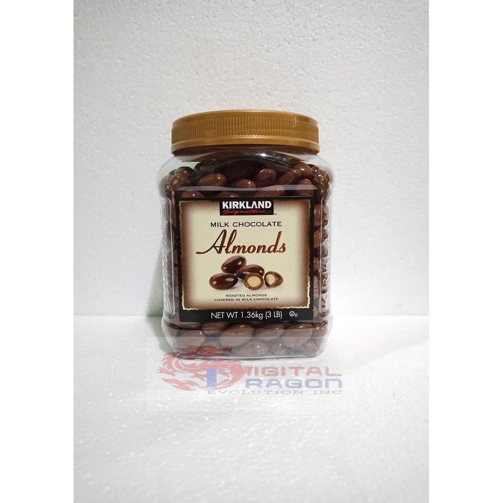 KIRKLAND SIGNATURE MILK CHOCOLATE ALMONDS NET WT (1.36kg) Shopee