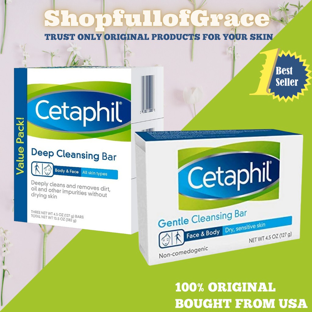 Original Cetaphil Bar Soap Deep (Antibacterial) Bar soap / Cetaphil