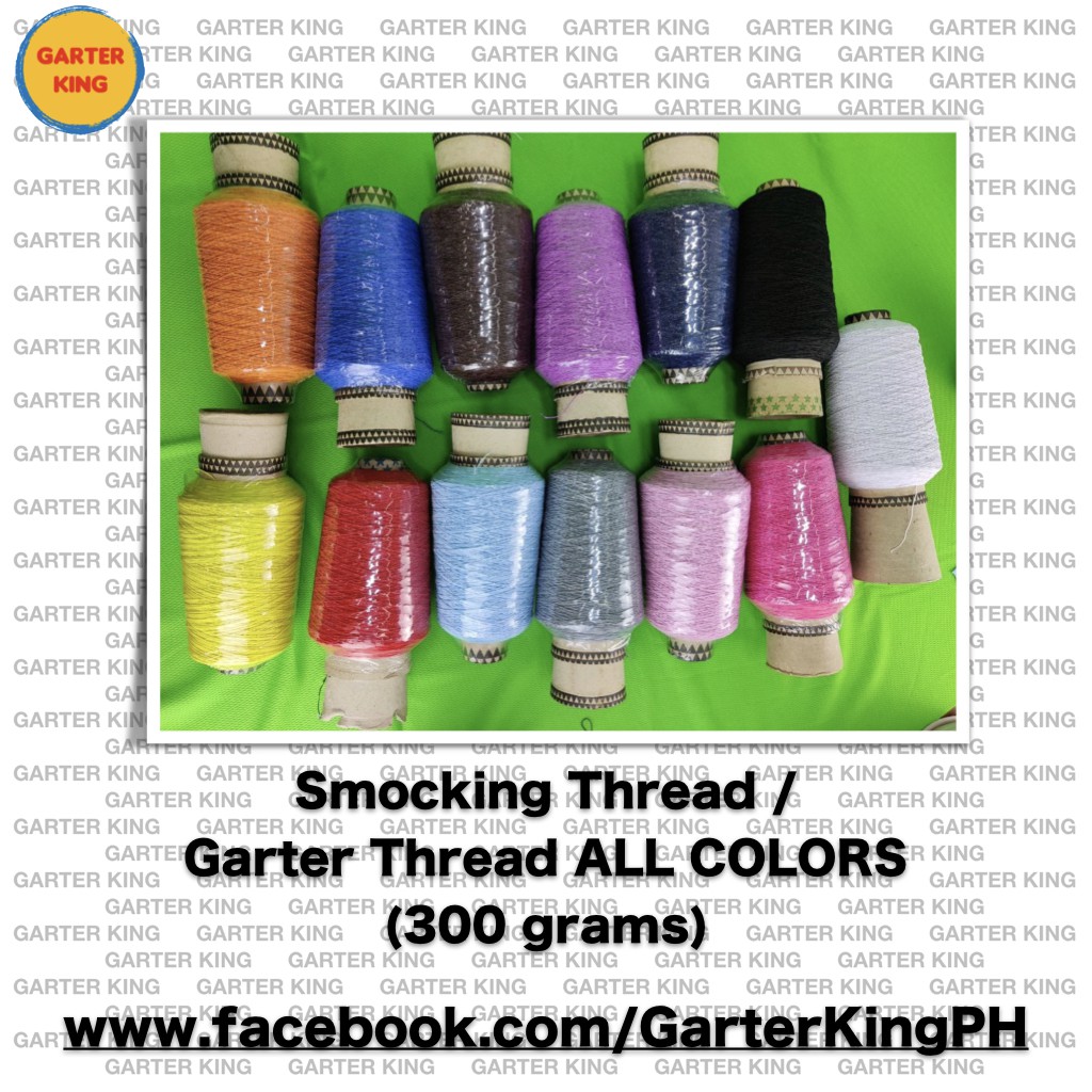 ELASTIC GARTER THREAD 300G (AROUND 1000 YARDS) FOR TAGS, SHIRRING