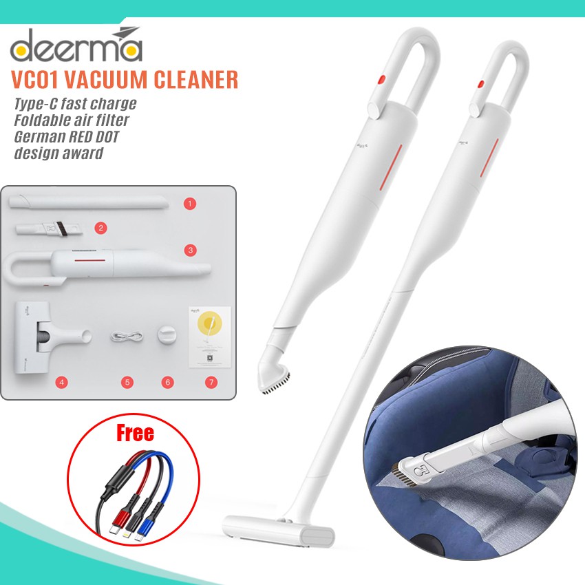 Deerma VC01 Handheld Cordless Vacuum Cleaner AutoVertical Stick