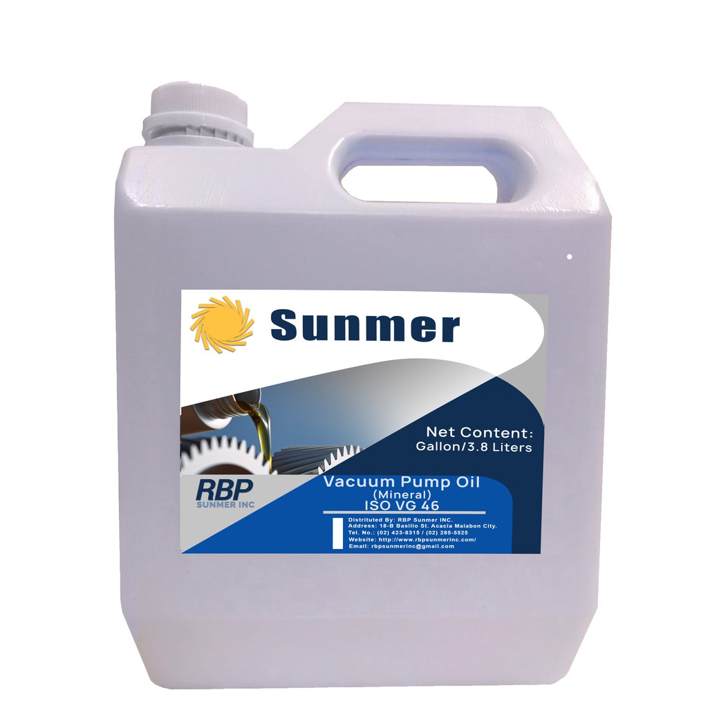 Vacuum Pump Oil Iso Vg 68 (gallon) Shopee Philippines