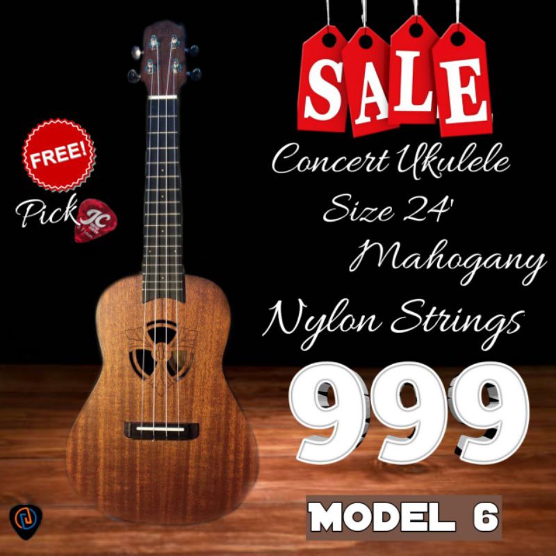 CONCERT UKULELE (ALL MAHOGANY) Shopee Philippines