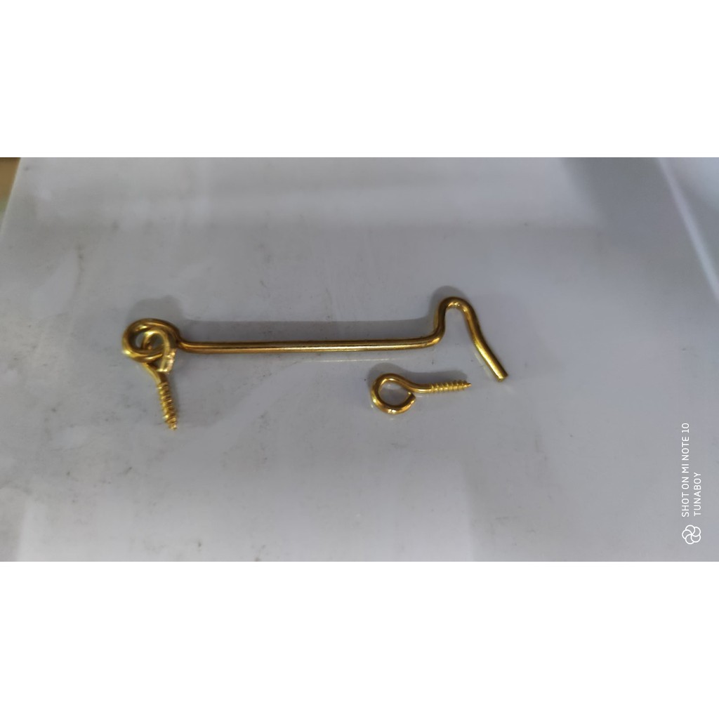 Brass Hook and Eye 3 , 4 or 6 Inch (Sold Per Piece) Shopee Philippines