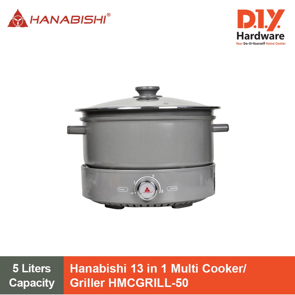 Hanabishi Original 13 in 1 MultiCooker / Griller HMCGRILL50 HMCGRILL