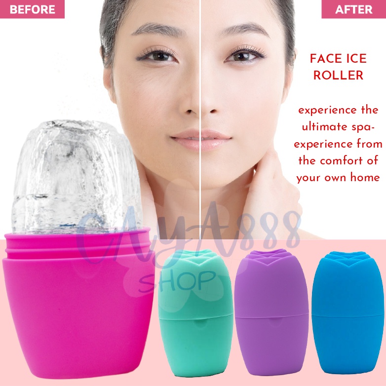 Ice Roller Face Massage Silicone Cube Ice Mold Facial Ice Roller for