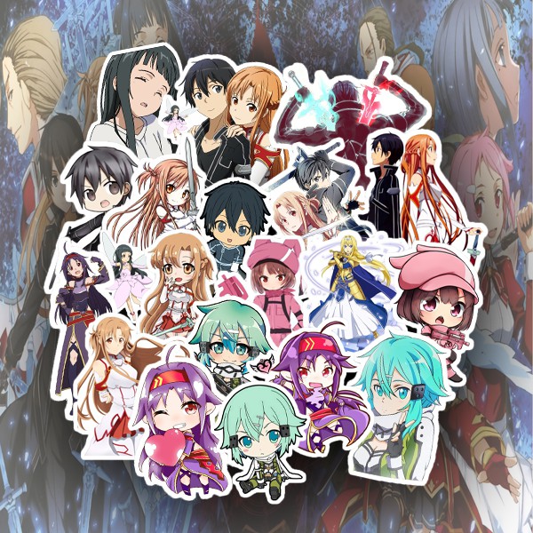 『Anime Sticker』Sword Art Online Stickers ソードアート・オンライン Stickers Shopee