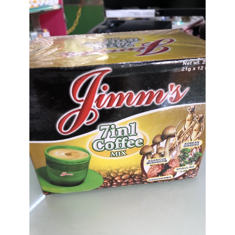 Jimm's 7in1 coffee 21g 12 pieces Shopee Philippines