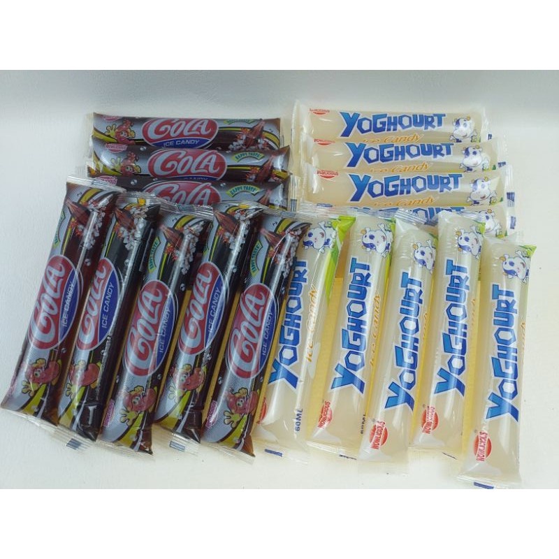 Ice Candy Yoghourt & Cola Ice Candy 10 pcs. Shopee Philippines