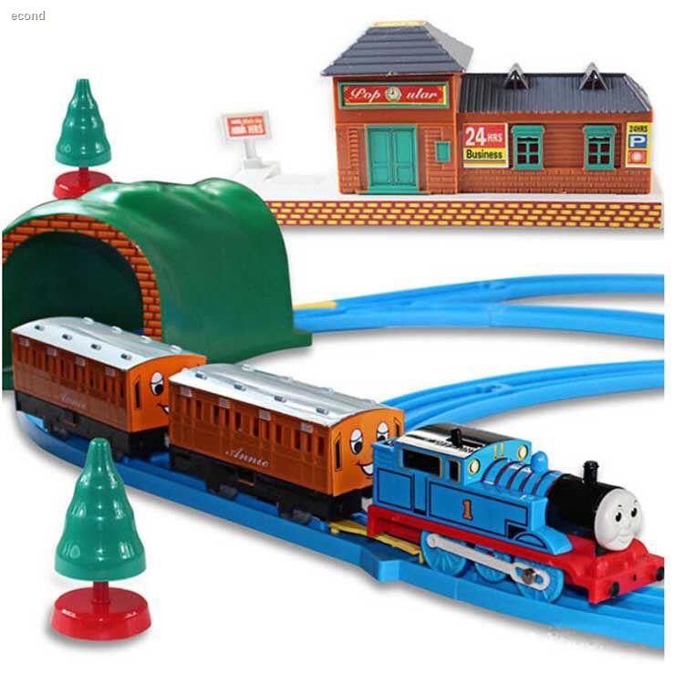 ♨Assemble puzzle Thomas electric rail train set with light music