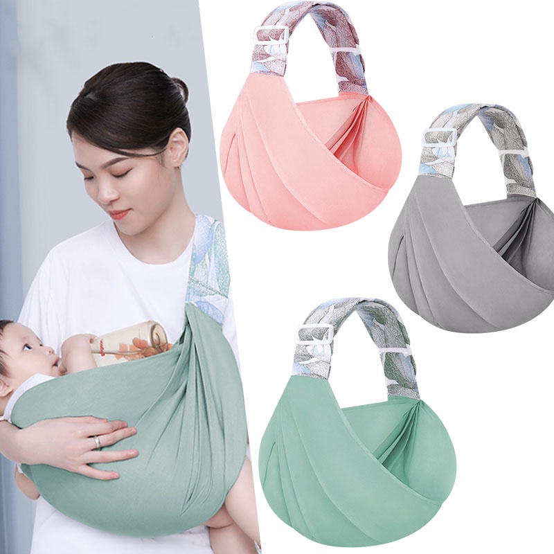 Newborn Baby Sling Dual Use Wrap Nursing Cover Carrier Breastfeeding