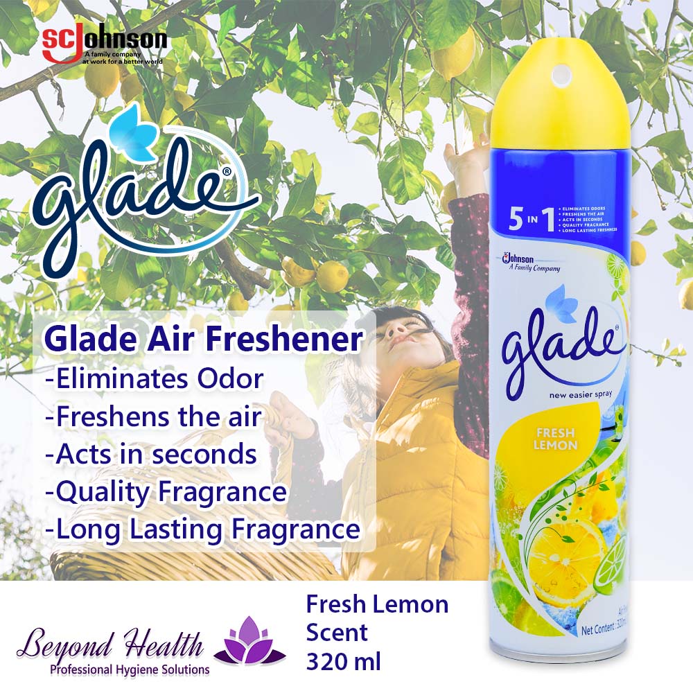 Glade Air Freshener Fresh Lemon Scent 320ml Shopee Philippines