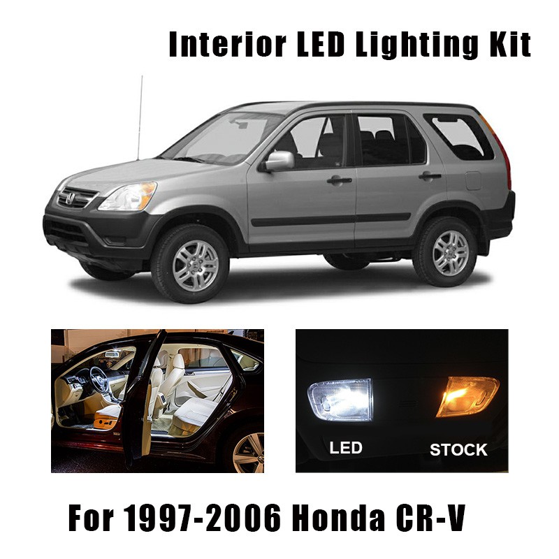 9Pcs Interior LED Car Reading Light Kit Fit For 1997 1998 1999 2000