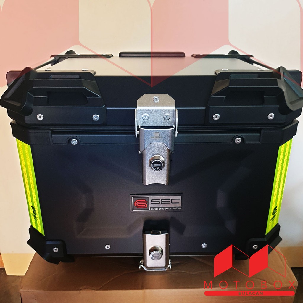 SEC Alloy Topbox for Motorcycle 45L/55L Shopee Philippines