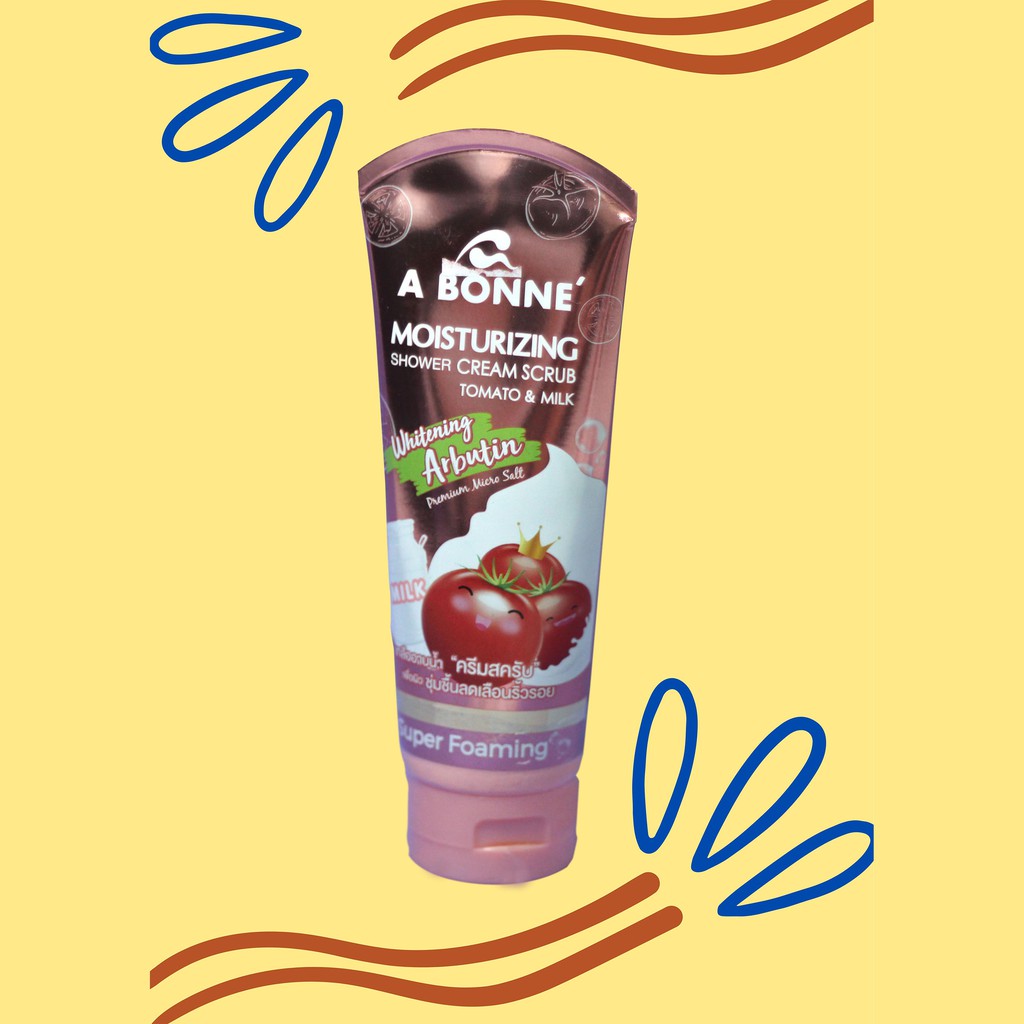 A Bonne Tomato and Milk Shower Cream Scrub Shopee Philippines