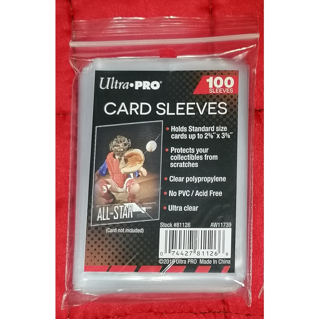 (1) ULTRA PRO SOFT PENNY SLEEVES FOR TRADING CARD SIZE 2 5/8 x 3 5/8 (1