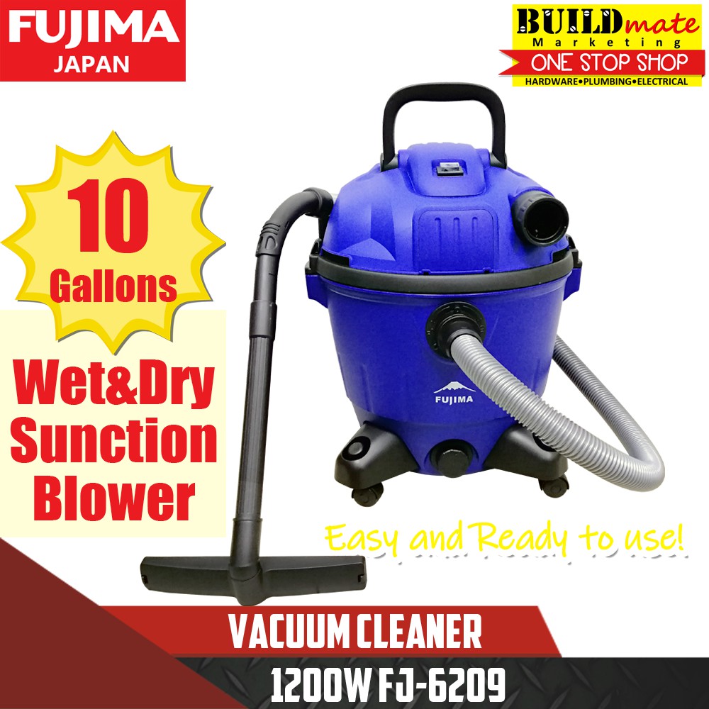 FUJIMA WET & DRY Vacuum Cleaner 10Gallons FJ6209 •BUILDMATE• Shopee