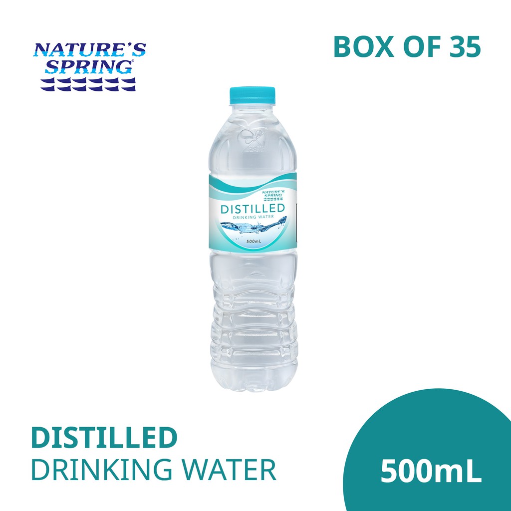 Nature's Spring Distilled Water 500 mL Shopee Philippines