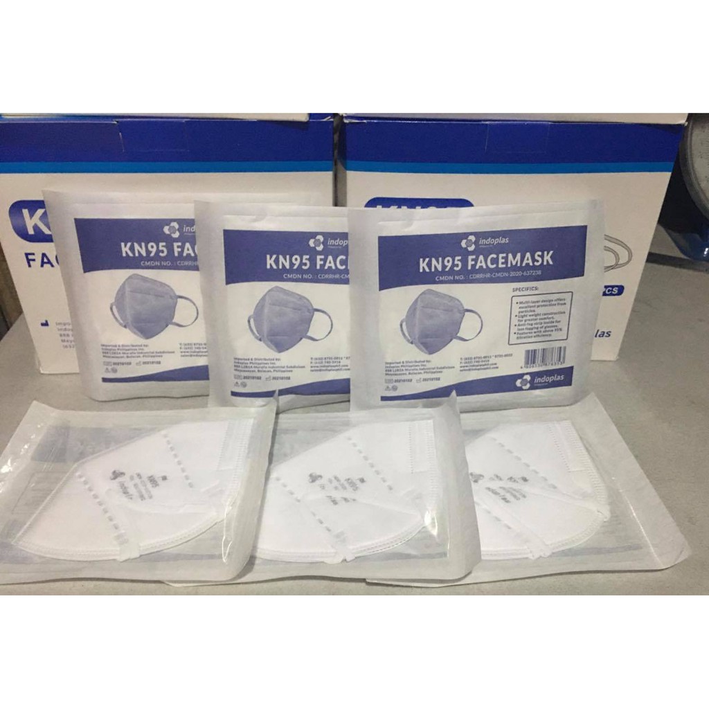 INDOPLAS KN95 Disposable Face Mask, sold per piece Shopee Philippines