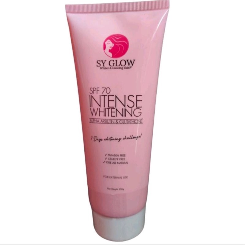 Sy Glow Intense Whitening Lotion SPF70 250ml Shopee Philippines