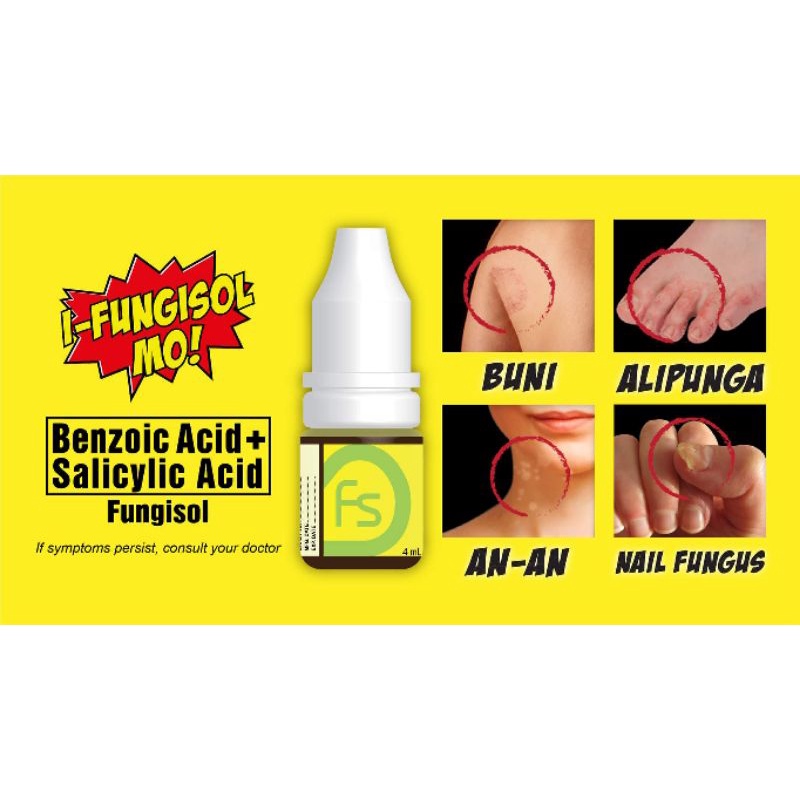 Fungisol antifungal solution 4ml 100Original Shopee Philippines