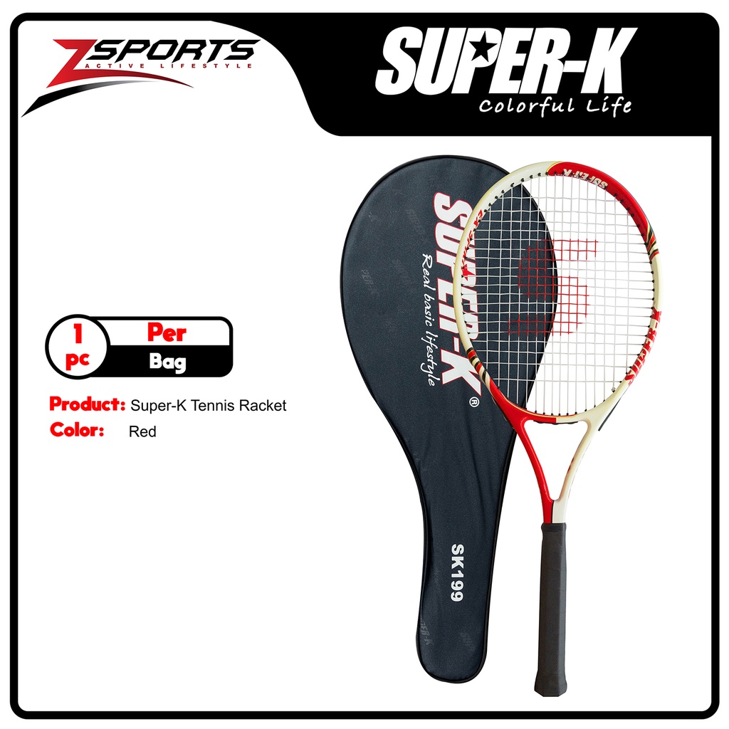 SuperK Tennis Racket x 1 pc Shopee Philippines