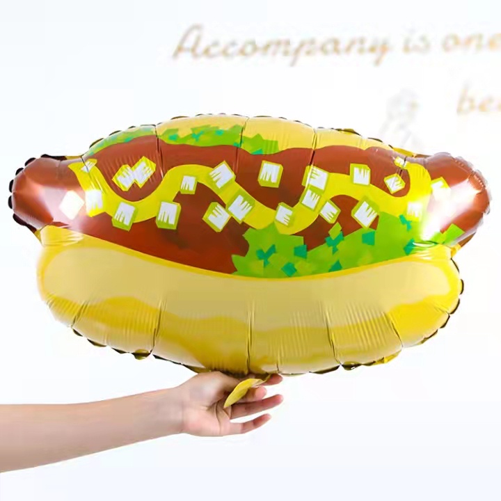 24 inches Gourmet Dessert theme Hot dog happy birthday party