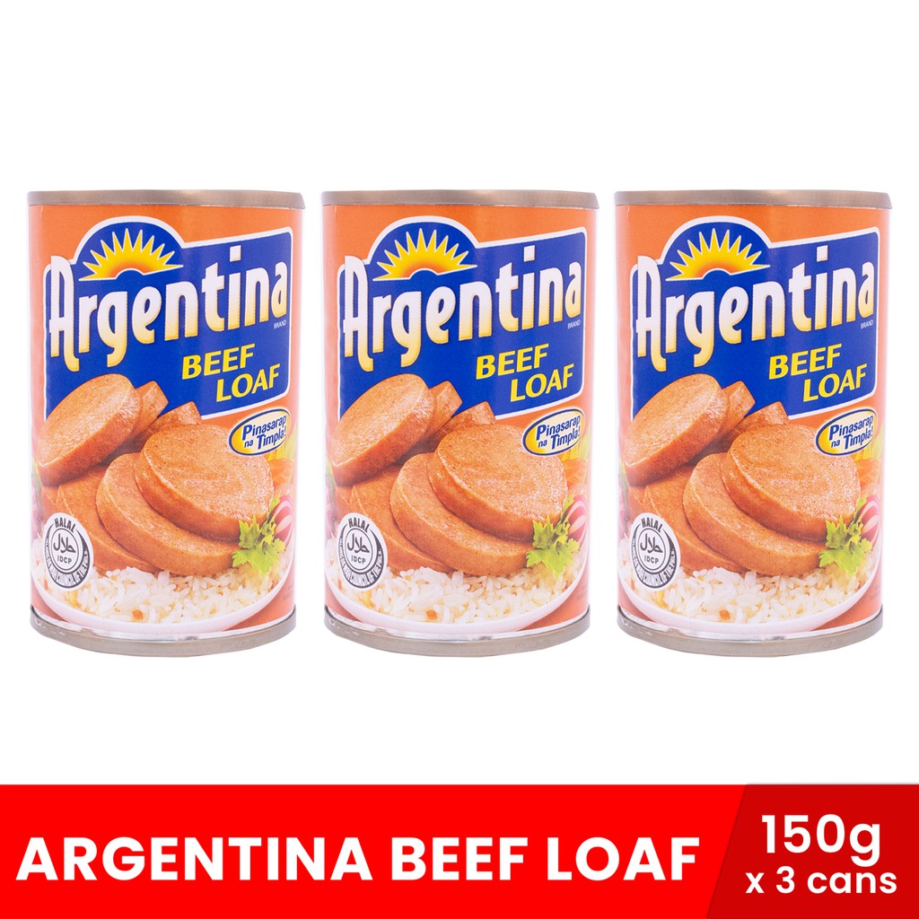 ARGENTINA Beef Loaf 150g x 3 cans Shopee Philippines