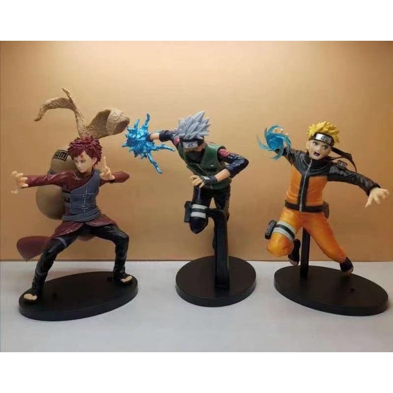 Anime Naruto Shippuden Uzumaki Naruto Hatake Kakashi Gaara PVC Action