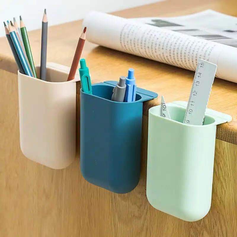 Paste Hanging Pen Holder Desk Side Hanging Pen Holder Desktop Desk