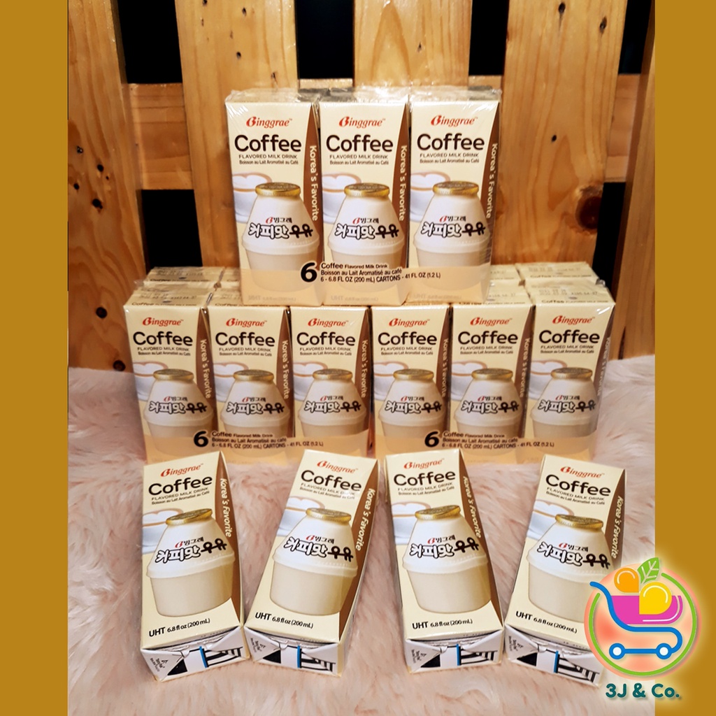 BINGGRAE Coffee Flavored Milk Drink 200ml Shopee Philippines