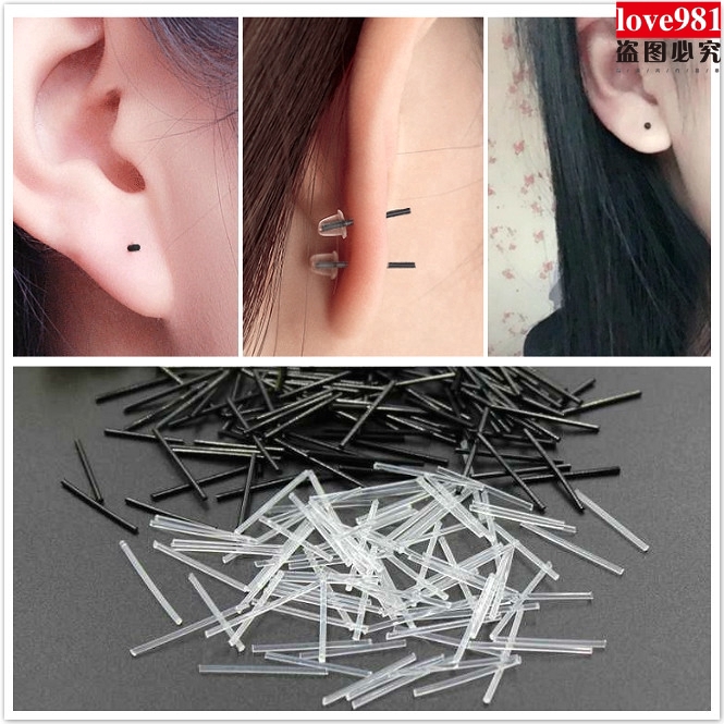 15pcs plastic ear stick / ear pin / ear stick personality fashion
