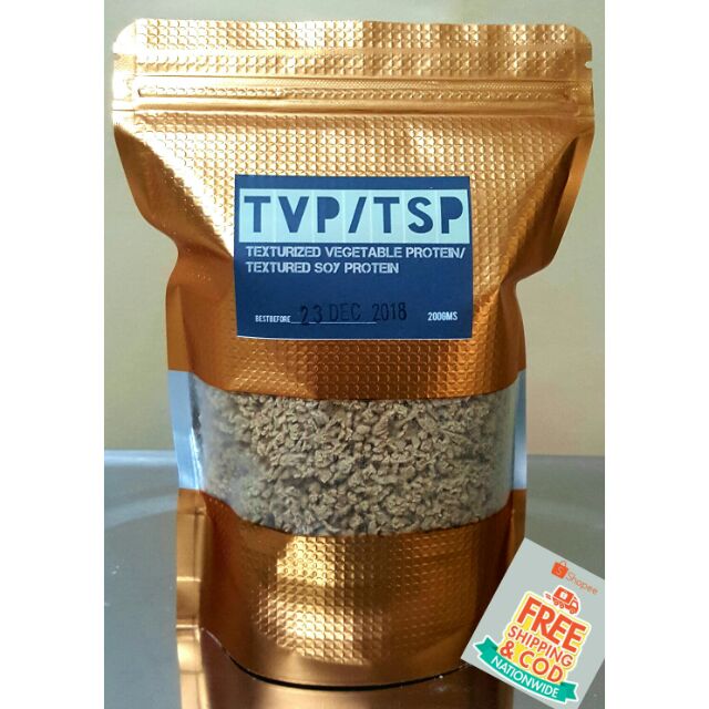 TVP/TSP 200g/TEXTURED VEGETABLE PROTEIN/TEXTURED SOY PROTEIN Shopee