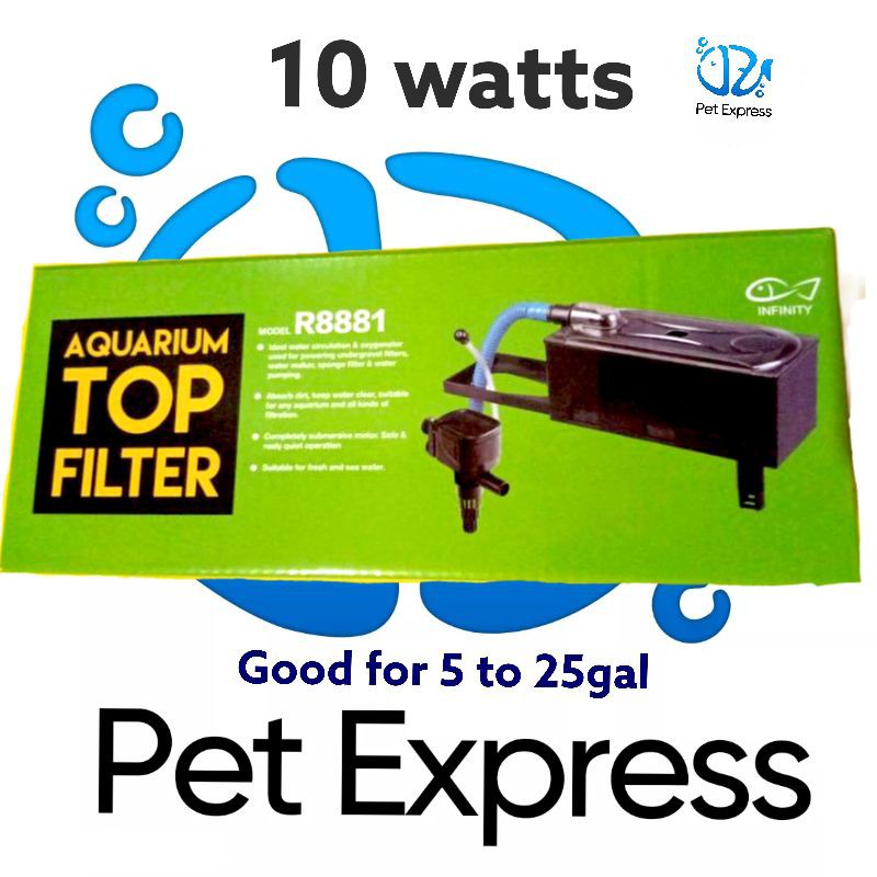 Infinity Aquarium Top Filter R8881 R8882 R8883 R8884 Overhead Top