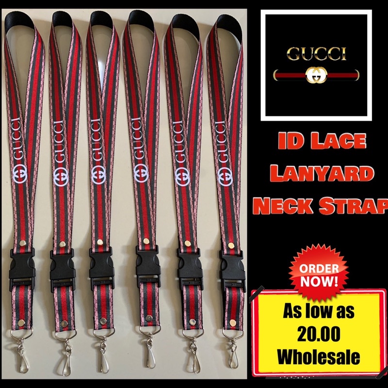 Gucci id lace lanyard neck strap Shopee Philippines
