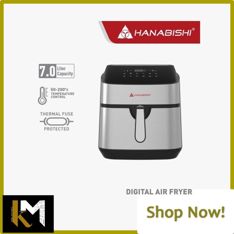 Hanabishi Digital Air Fryer HAFRYER70SSDIG Shopee Philippines