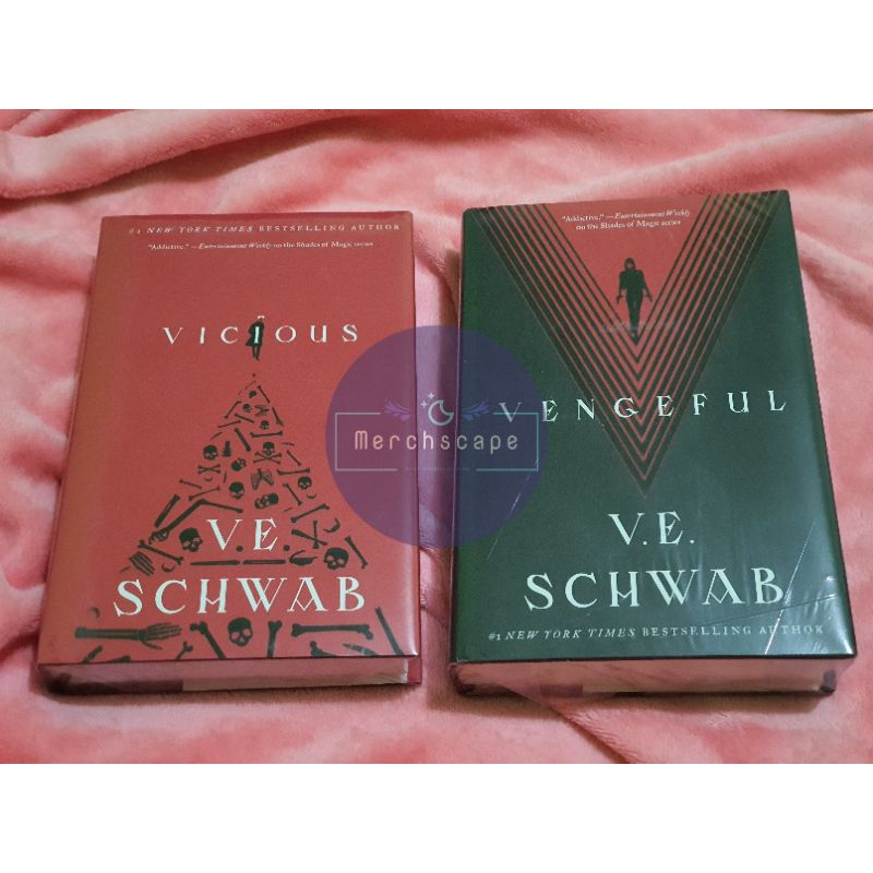 (HB) Villains Series by V.E. Schwab (Vicious and Vengeful) Shopee