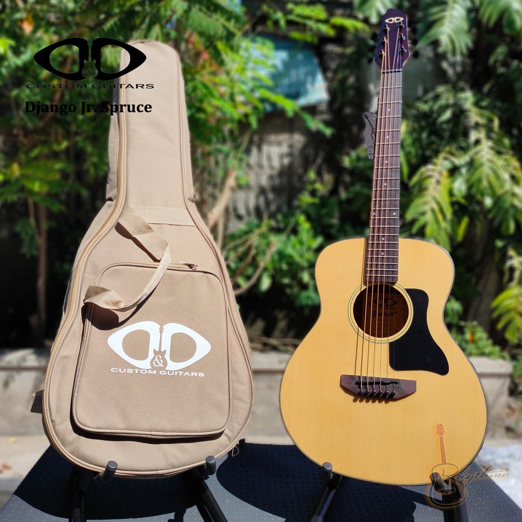 D&D Django Jr. Spruce Original Acoustic Electric Guitar Shopee