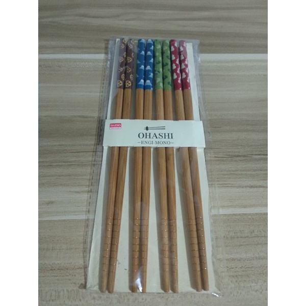Daiso Bamboo Chopsticks 4 pairs Shopee Philippines