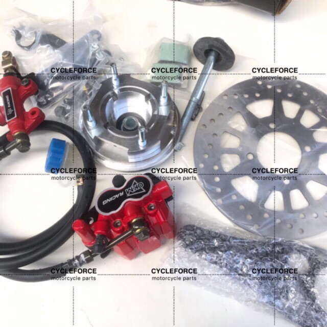 okm rear disc brake assy xrm 125,wave125 smash,raider j,fury,shogun