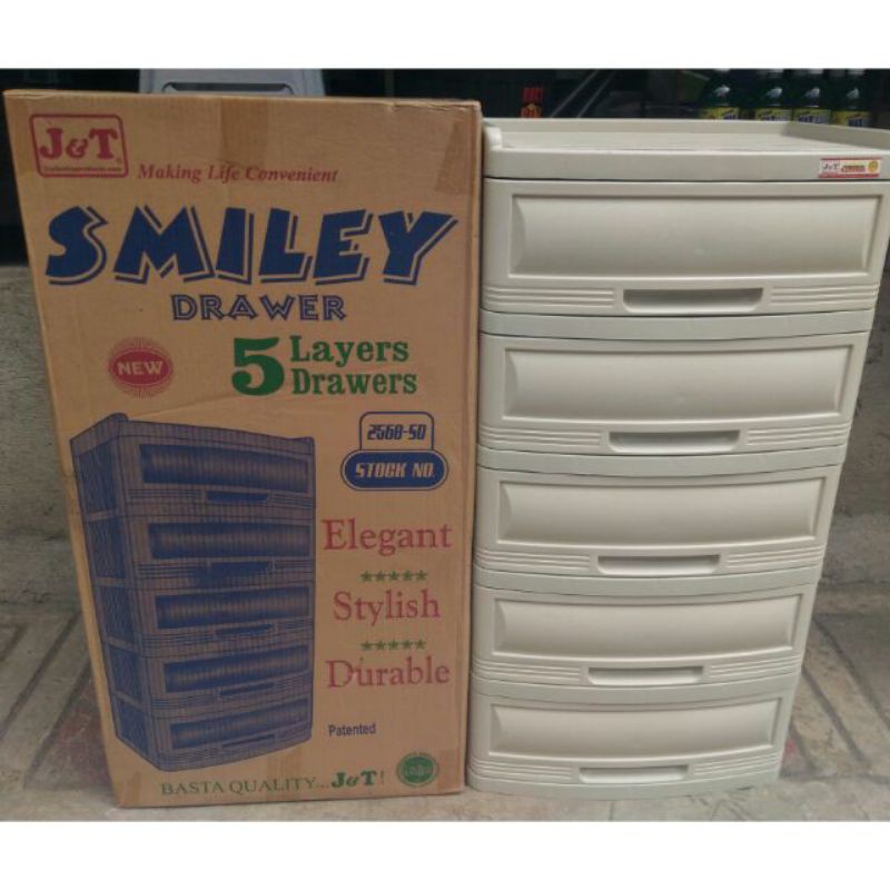 J&T SMILEY DRAWER 25685D 5LAYER Shopee Philippines