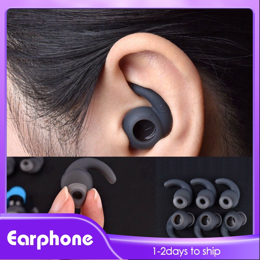 [IN STOCK/COD] 3Pairs Rubber Silicone Earpiece Inear