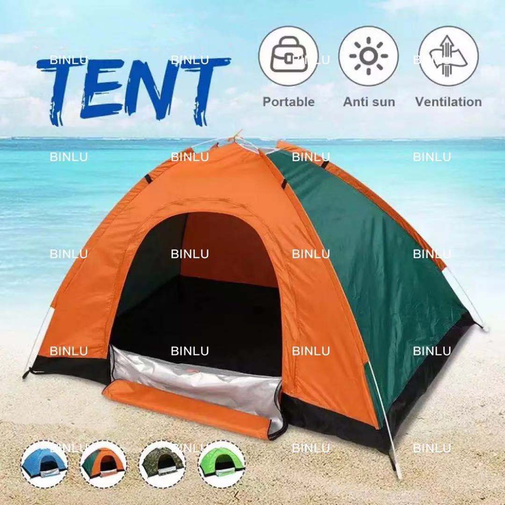 2/4/6person waterproof tent,outdoor dome camping family hiking tent