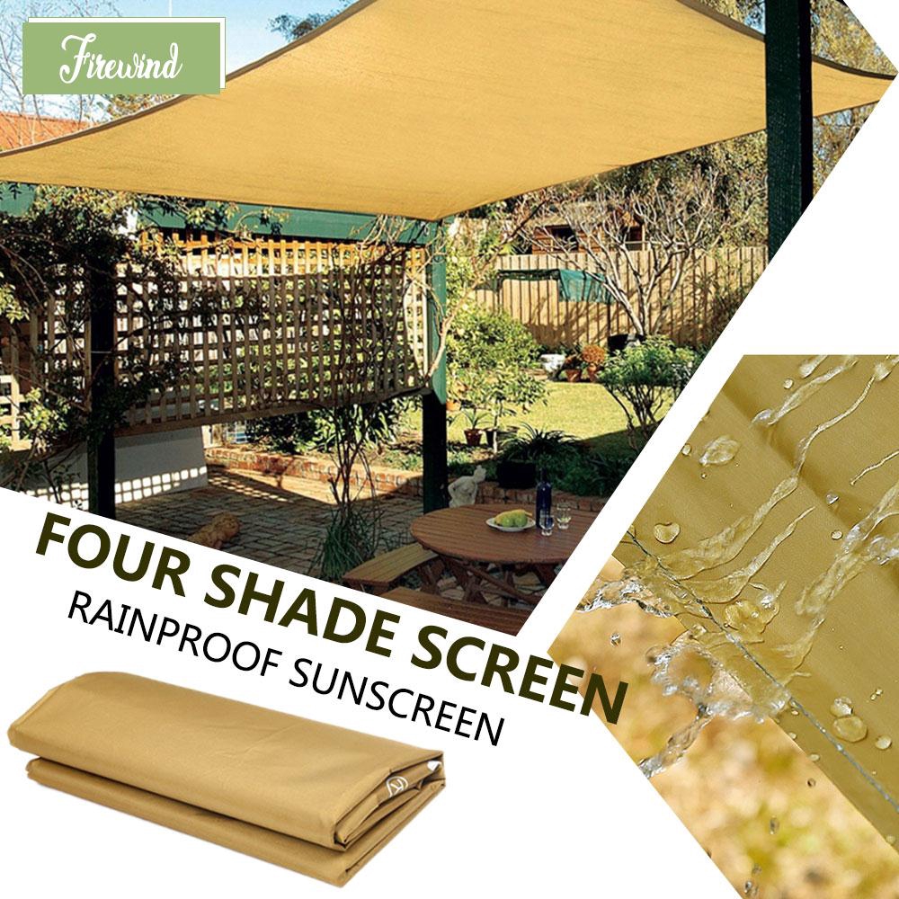 FIRE Awning Shade Canopy Gazebo Camping Mat Travel Square Shade Screen