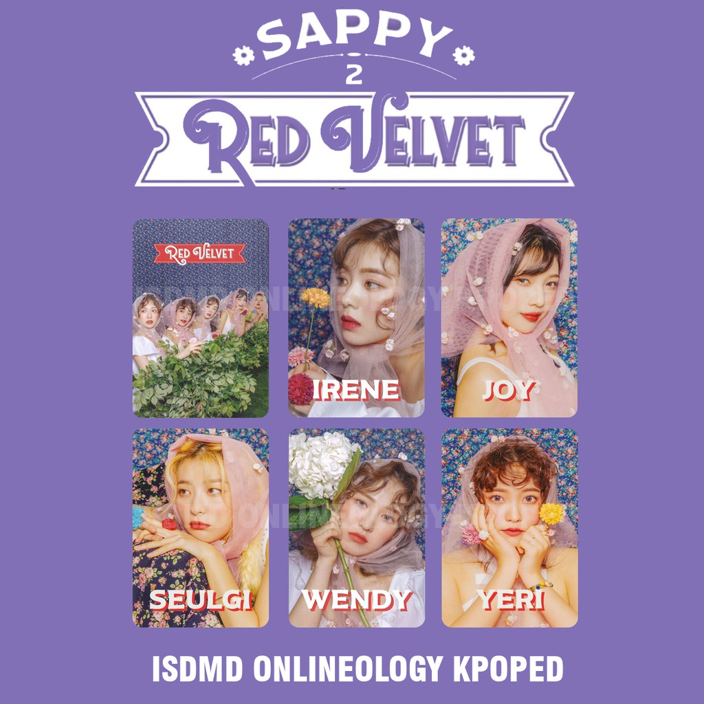 RED VELVET Sappy (Japan) Photocards Shopee Philippines