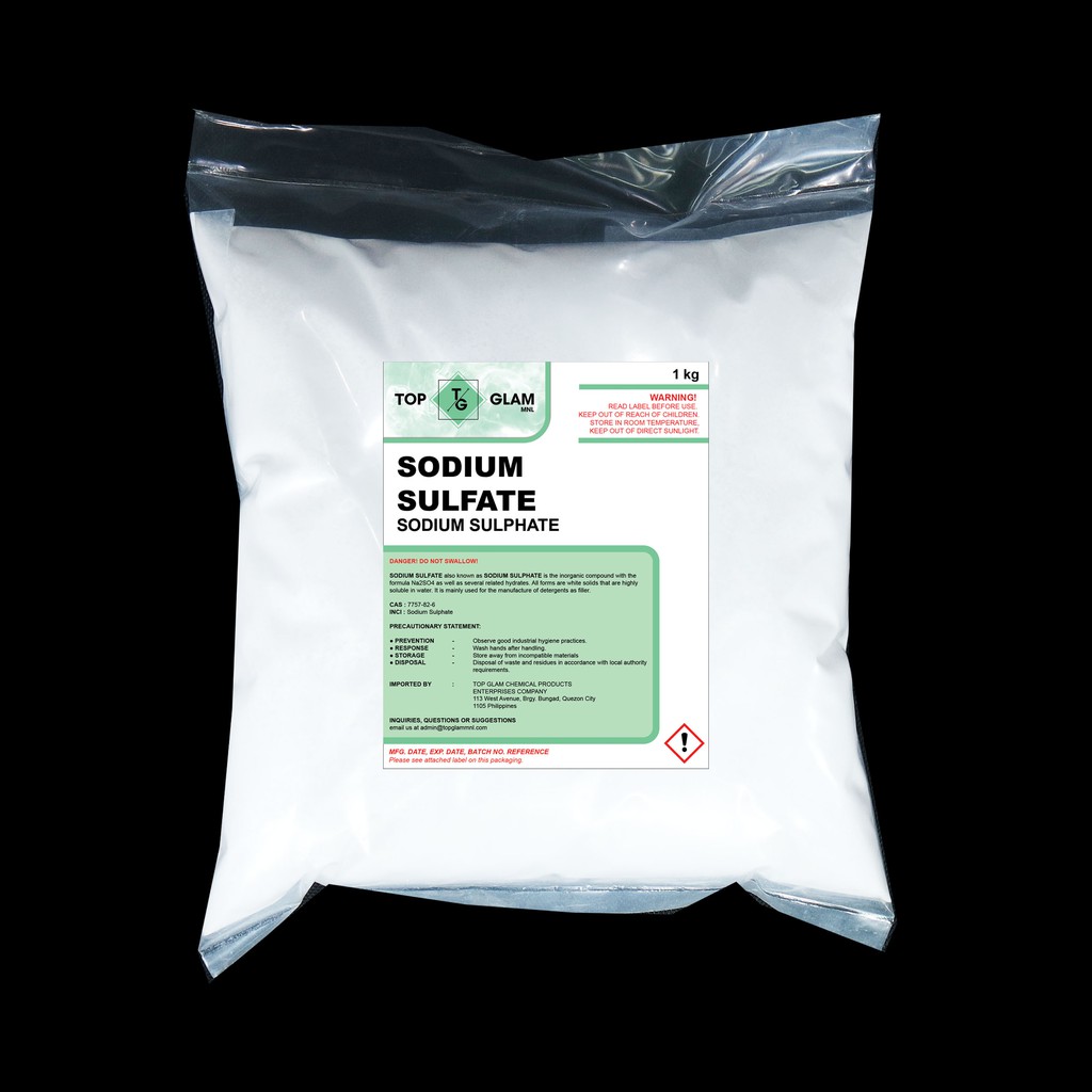 Sodium Sulfate/ Sodium Sulphate (1 kg) Shopee Philippines
