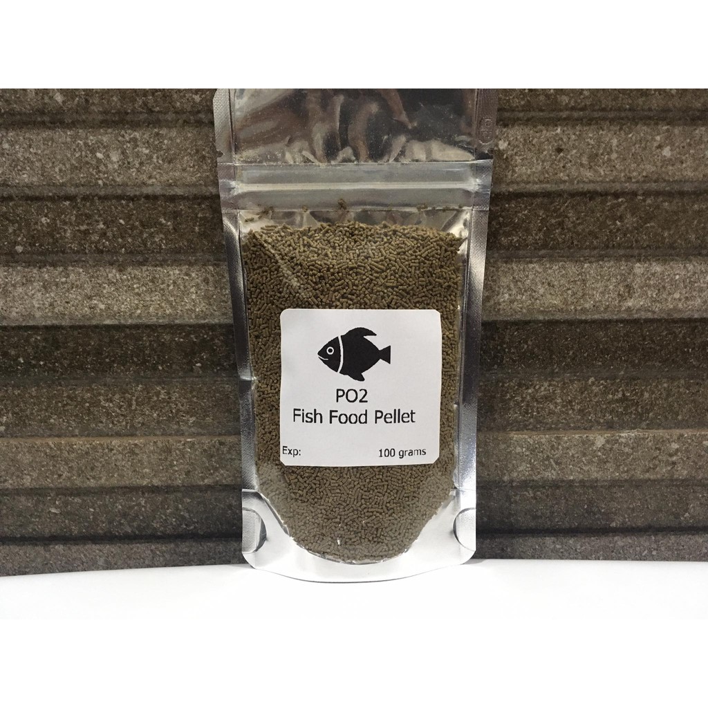 PO2 PO1 Fish Food Sinking Pellet 100g Shopee Philippines