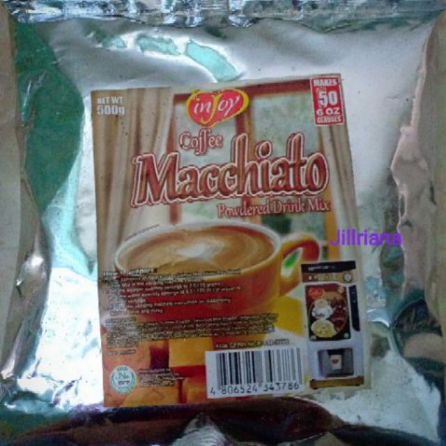 inJoy Coffee (Caramel) Macchiato Powdered Drink Vendo Shopee