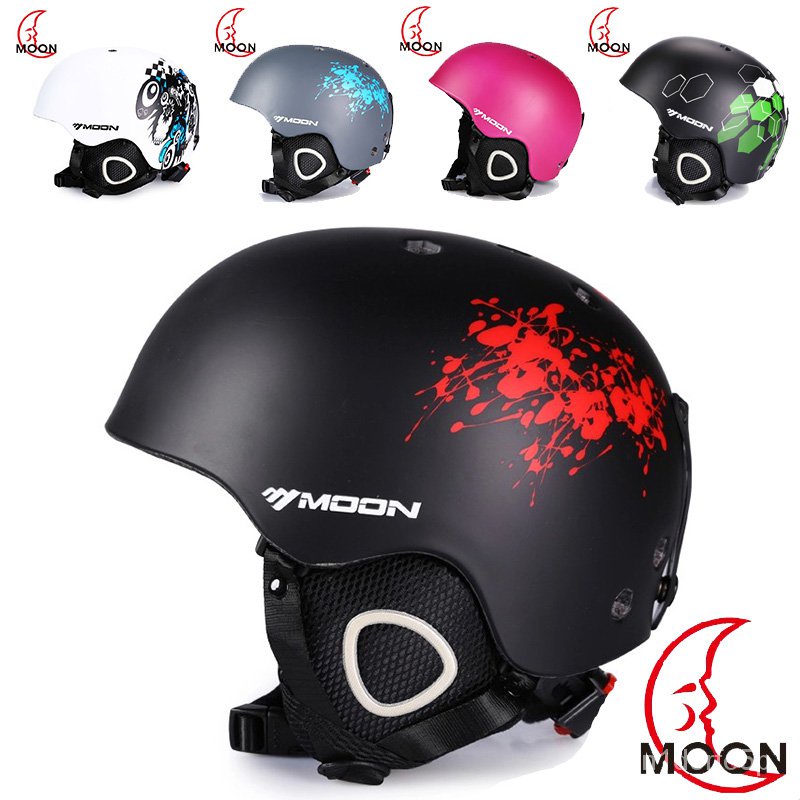 100Brand MOON Ski Helmet Ultralight and Integrallymolded Casque Ski