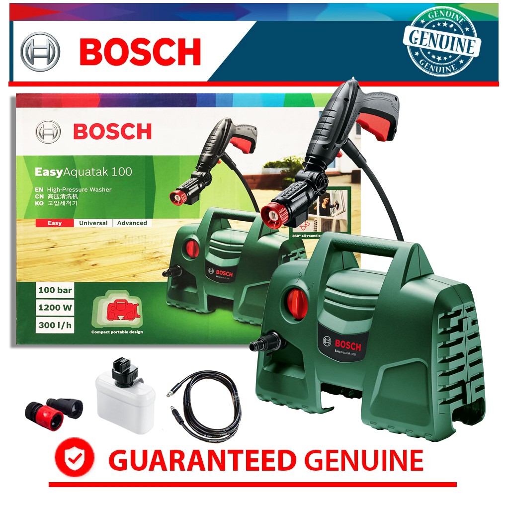 BOSCH EASY AQUATAK 100 HIGH PRESSURE WASHER | Shopee Philippines